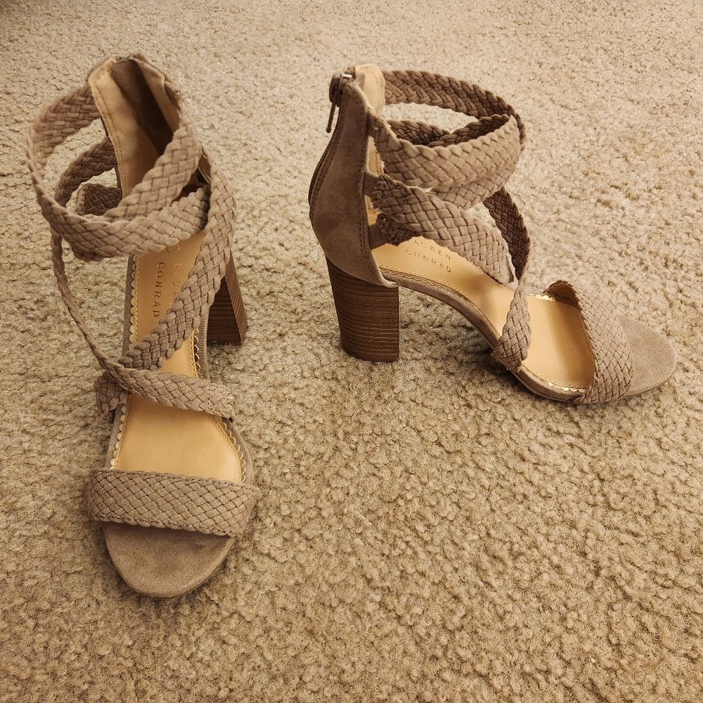 Brown Lauren Conrad Wedges - Size 6.5